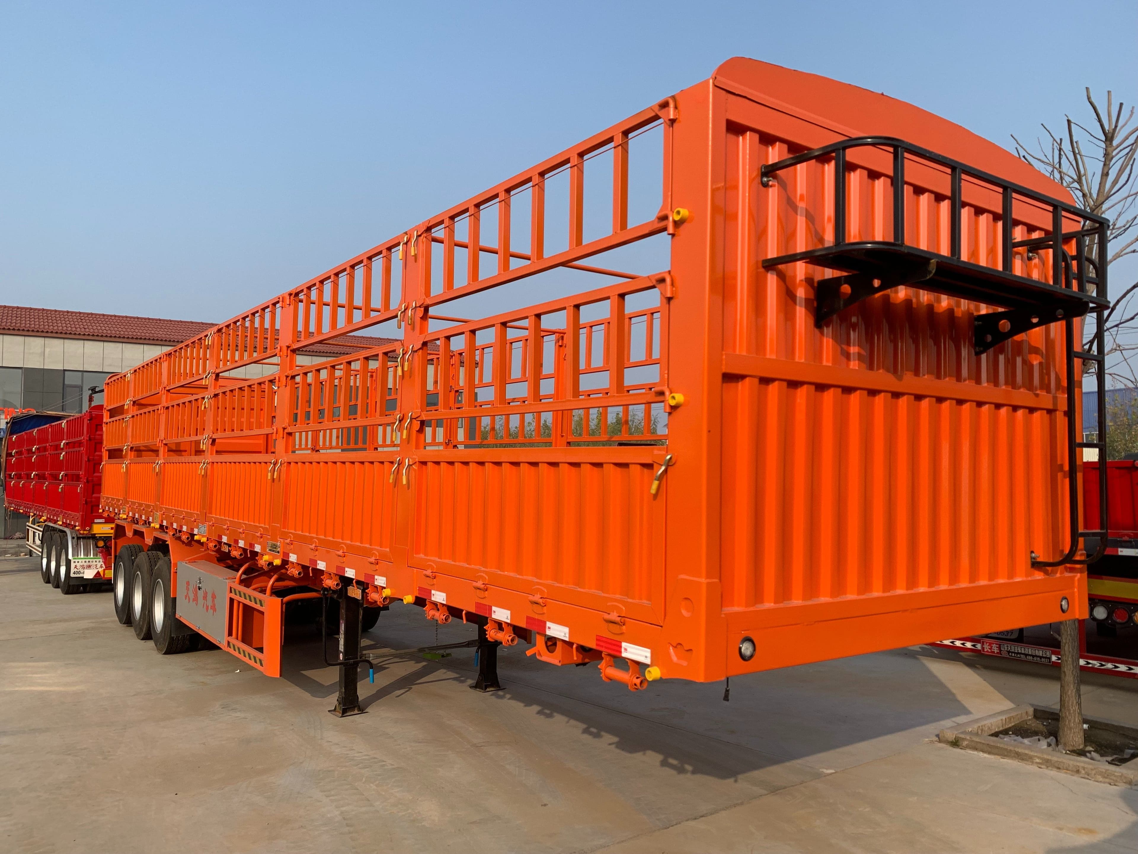 Sided Flatbed Semi Trailer